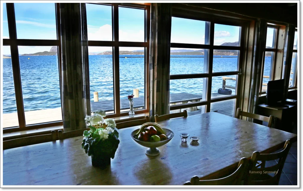 Solvåg Bootshaus Hütte 6 Fjord