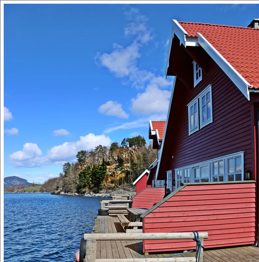 Solvåg Bootshaus Hütte 6 Fjord
