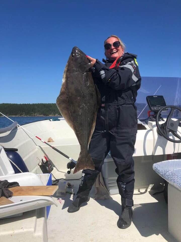 Unsere glücklichen Angler zum Ferienhaus Solvag Apartment