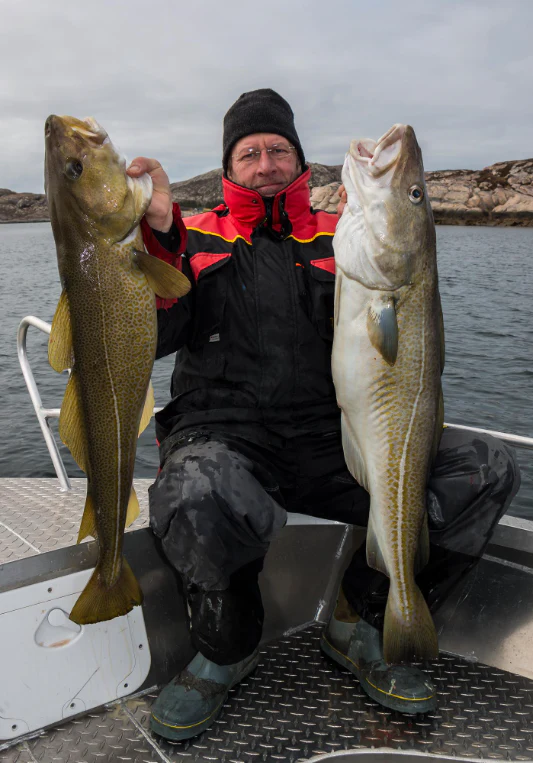 Unsere glücklichen Angler zum Ferienhaus Große Weiße Robuer