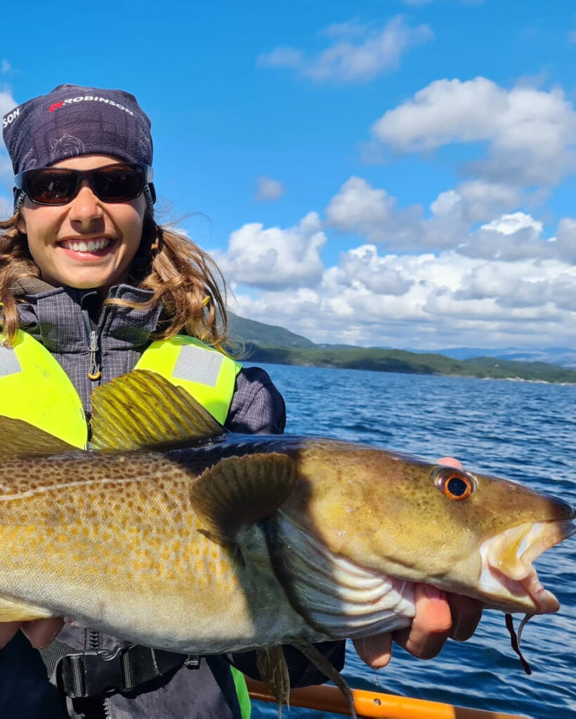 Unsere glücklichen Angler zum Ferienhaus Bomlo Luxusvilla