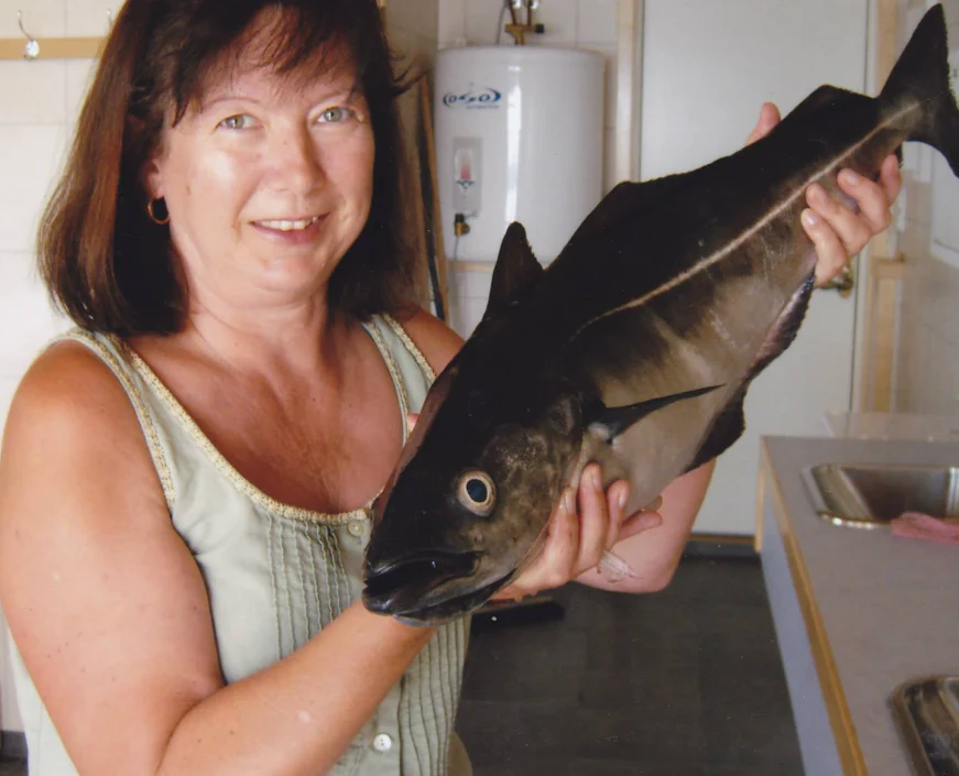 Unsere glücklichen Angler zum Ferienhaus Ferienhaus Eidsvik